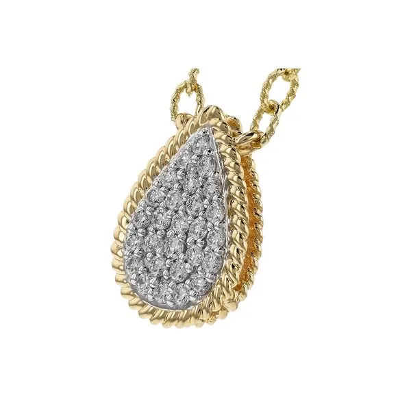 14K Yellow Gold Pendant With 27 Diamonds Image 2 Orin Jewelers Northville, MI
