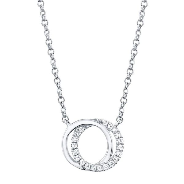 14k White Gold Diamond Necklace Orin Jewelers Northville, MI