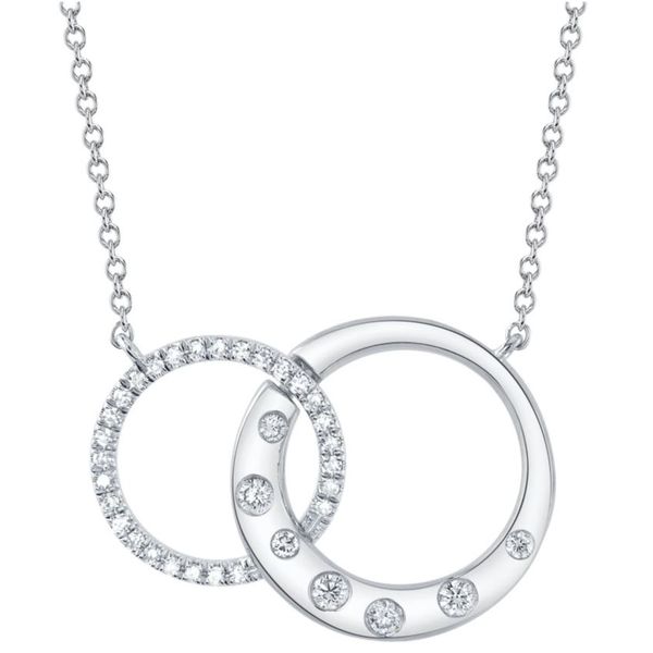 Diamond Interlocking Circles Pendant Orin Jewelers Northville, MI