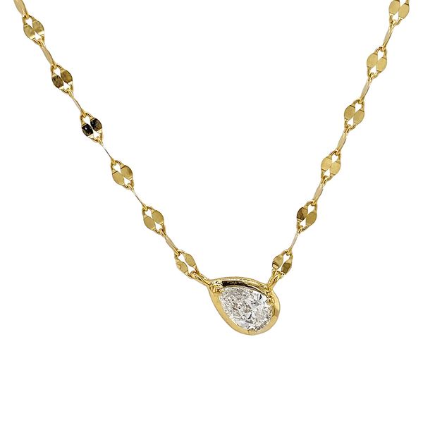 14K Yellow Gold Necklace With 1 Diamond Orin Jewelers Northville, MI