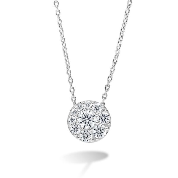 18K White Gold Tessa Diamond Circle Pendant By Hearts On Fire Orin Jewelers Northville, MI