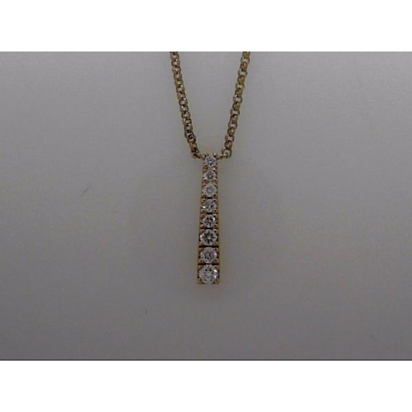 Lady's Yellow Gold 14 Karat Necklace With 8 Diamonds Orin Jewelers Northville, MI