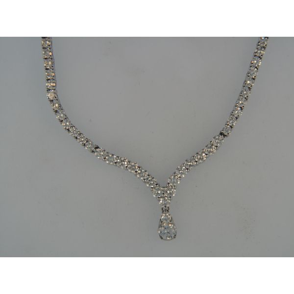 18k White Gold Necklace With 103 Diamonds Orin Jewelers Northville, MI