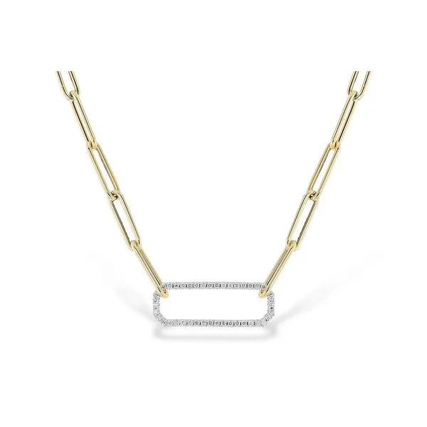 14k Two Tone Necklace With 48 Diamonds Orin Jewelers Northville, MI