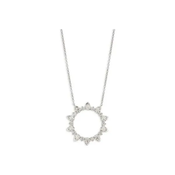 18 Karat White Gold Necklace 20 Diamonds Orin Jewelers Northville, MI