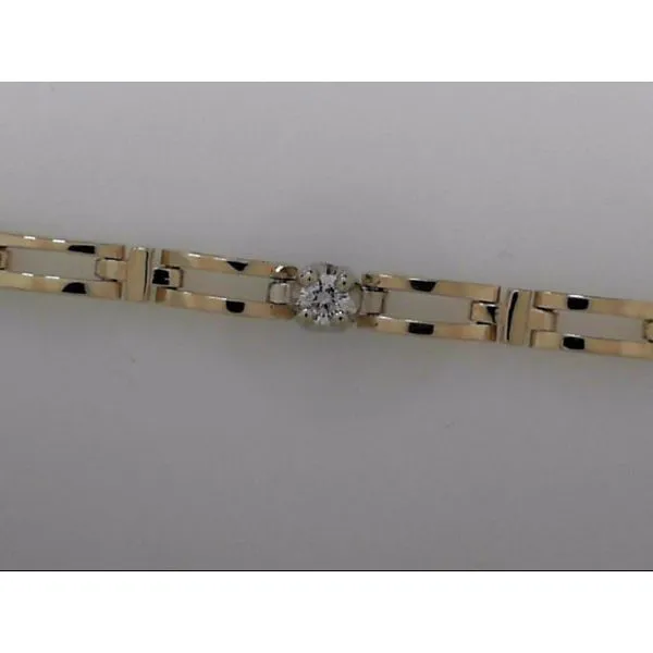 14k Yellow Gold Diamond Bracelet Orin Jewelers Northville, MI