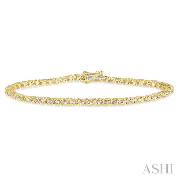 14k Yellow Gold Bracelet With 55 Diamonds Orin Jewelers Northville, MI