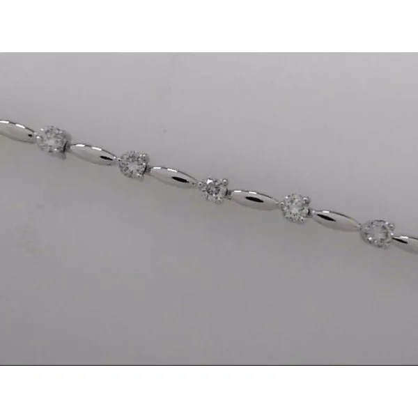 14k White Gold Bracelet With 24 Diamonds Orin Jewelers Northville, MI