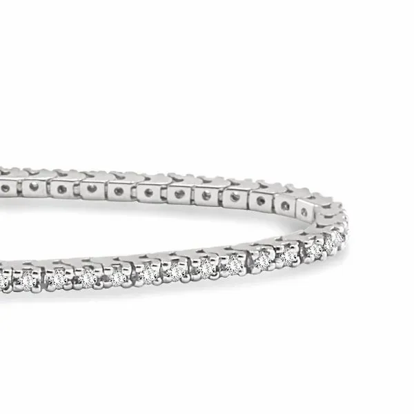 14K White Gold Bracelet With 82 Diamonds Image 2 Orin Jewelers Northville, MI