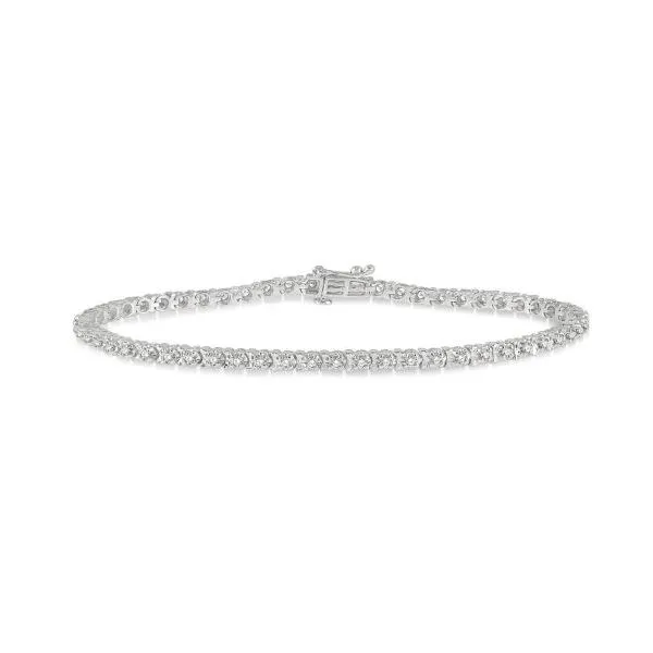 14k White Gold Bracelet With 55 Diamonds Orin Jewelers Northville, MI