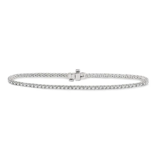 14k White Gold Bracelet With 55 Diamonds Orin Jewelers Northville, MI