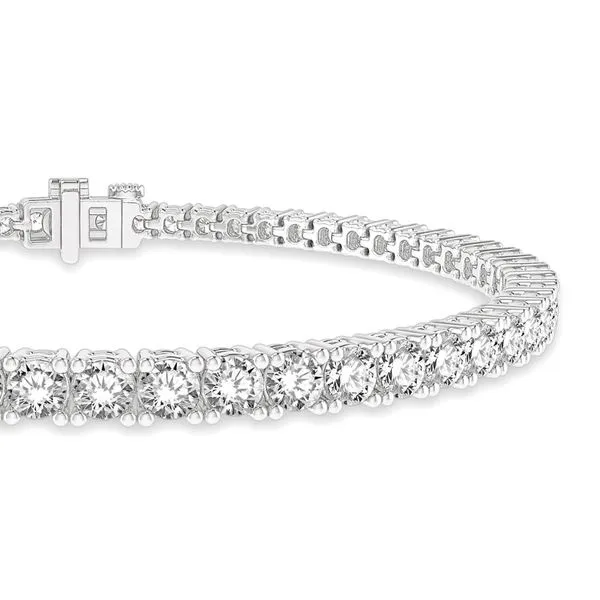 14k White Gold Bracelet With 58 Diamonds Image 2 Orin Jewelers Northville, MI