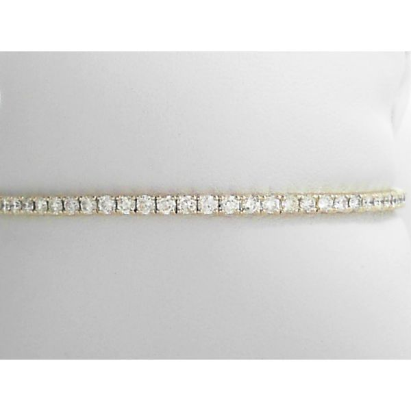 14k Yellow Gold Flex Bangle Bracelet With 34 Diamonds Orin Jewelers Northville, MI