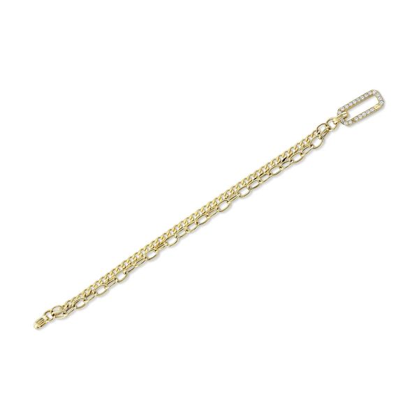 14k Yellow Gold Bracelet With 22 Diamonds Orin Jewelers Northville, MI
