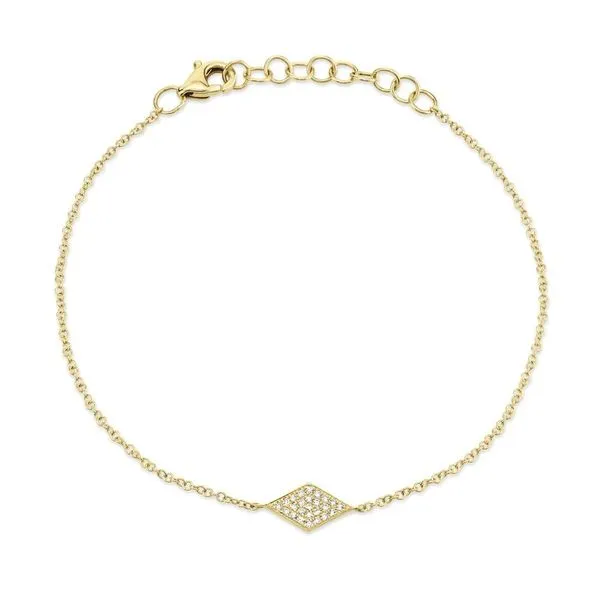 14K Yellow Gold Bracelet With 25 Diamonds Orin Jewelers Northville, MI