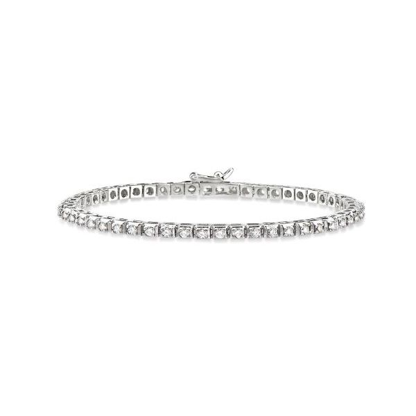 14k White Gold Bracelet With 62 Diamonds Orin Jewelers Northville, MI