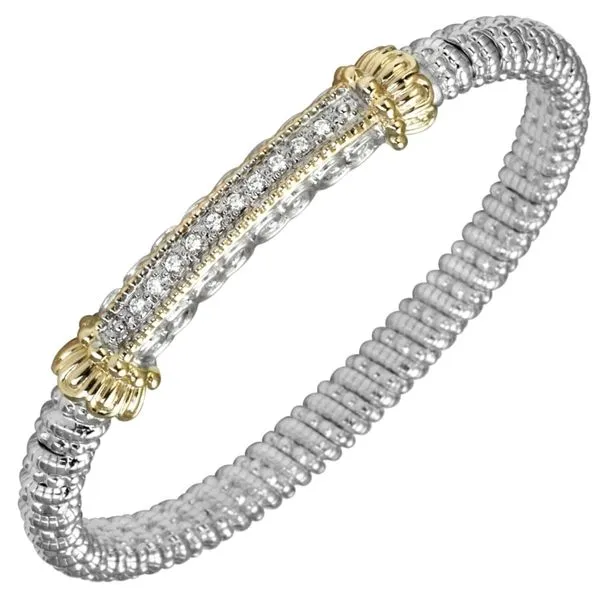 Sterling Silver & 14k Bracelet With Diamonds Orin Jewelers Northville, MI