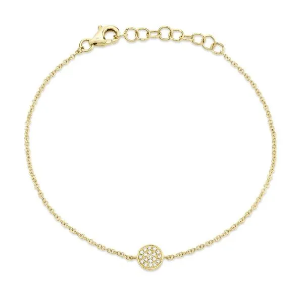 14k Yellow Gold Bracelet With 19 Diamonds Orin Jewelers Northville, MI