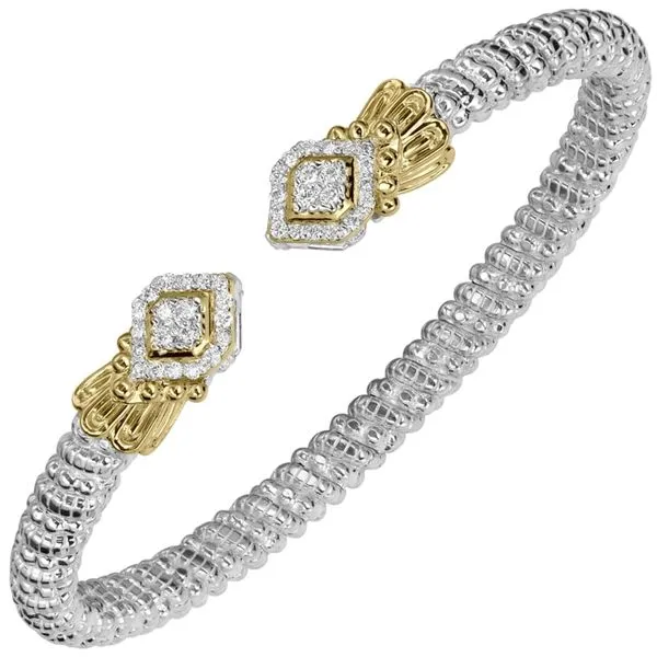 Sterling Silver & 14k Gold Bracelet With Diamonds Orin Jewelers Northville, MI