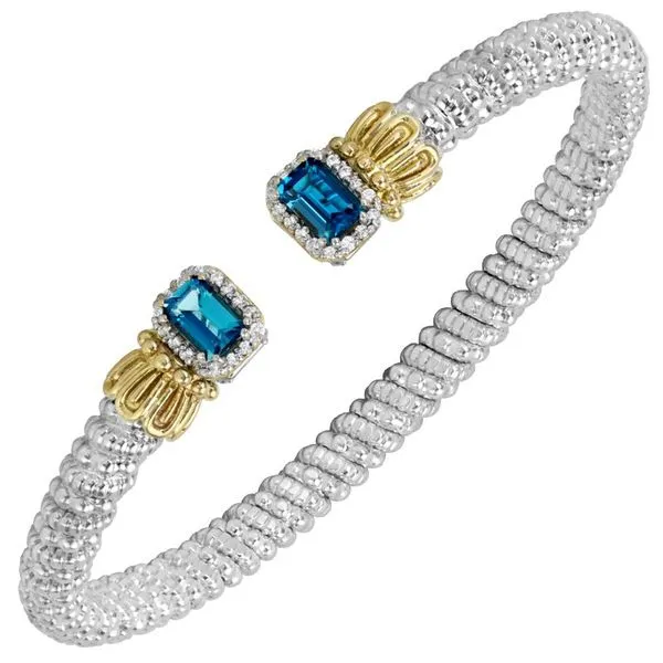 Blue Topaz and Diamond Bracelet Orin Jewelers Northville, MI