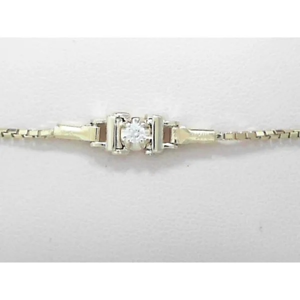 14K Yellow Gold Add-A-Link Starter Bracelet With 1 Diamond Orin Jewelers Northville, MI