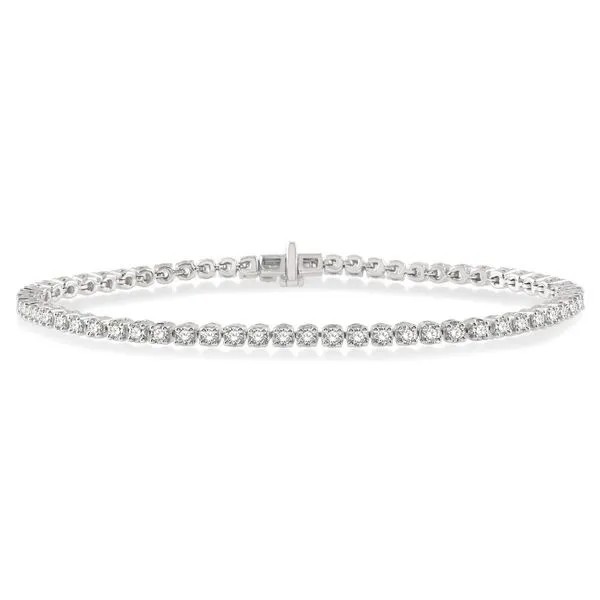 14k White Gold Bracelet With 61 Diamonds Orin Jewelers Northville, MI