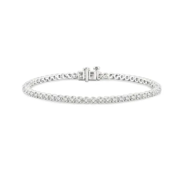 14k White Gold Bracelet With 61 Diamonds Orin Jewelers Northville, MI