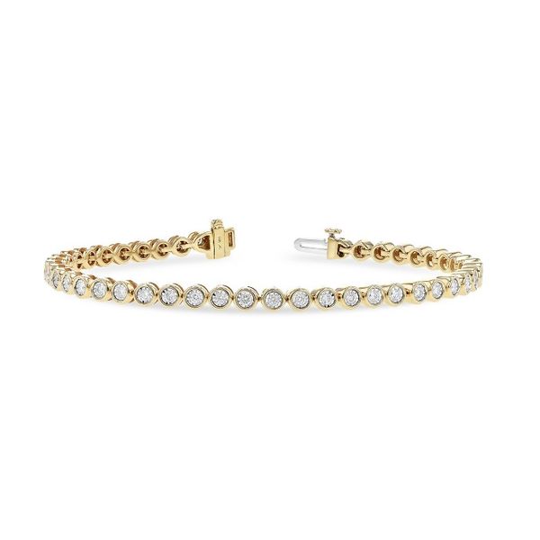 14K Yellow Gold Diamond Bracelet Orin Jewelers Northville, MI