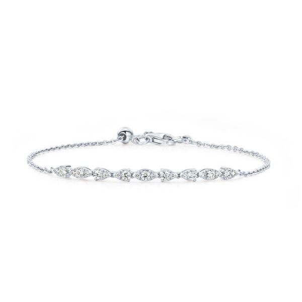 18K White Gold Aerial Dewdrop Bracelet By Hearts On Fire Orin Jewelers Northville, MI