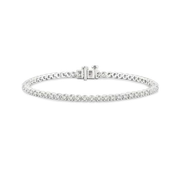 14k White Gold Bracelet With 61 Diamonds Orin Jewelers Northville, MI