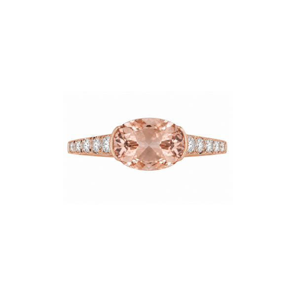 Morganite and Diamond Ring Orin Jewelers Northville, MI