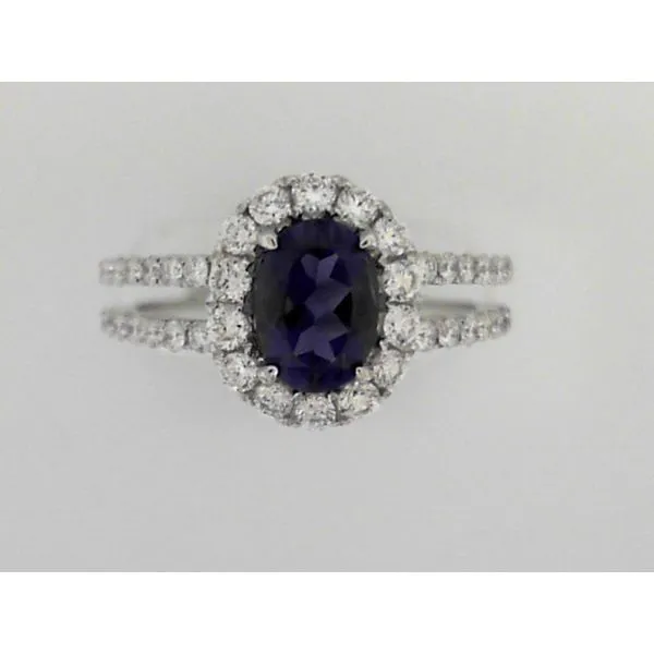 18k White Gold Tanzanite & Diamond Ring Orin Jewelers Northville, MI