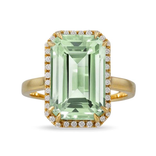 Green Amethyst and Diamond Ring Orin Jewelers Northville, MI