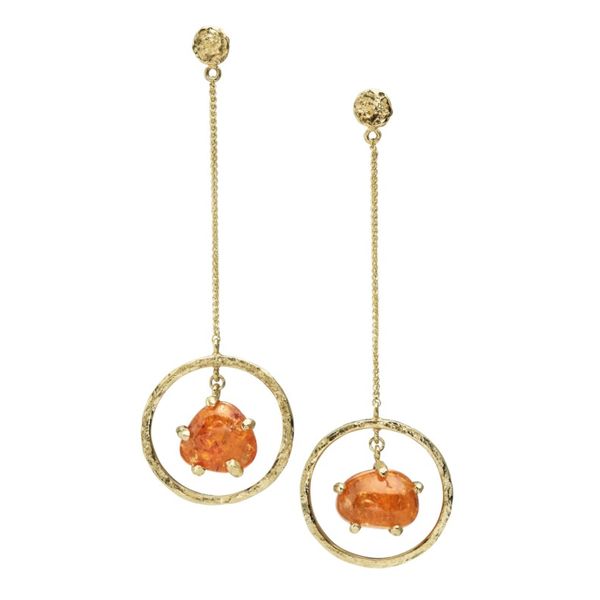 Mandarin Garnet Dangle Earrings Orin Jewelers Northville, MI
