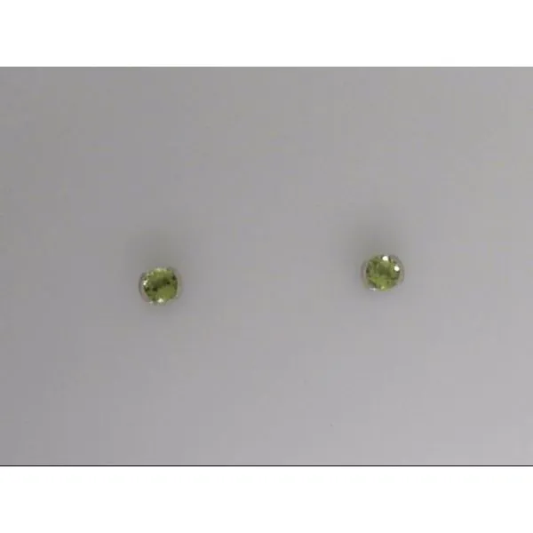14k White Gold Peridot Earrings Orin Jewelers Northville, MI