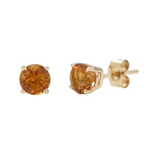 14k Yellow Gold Citrine Earrings Orin Jewelers Northville, MI