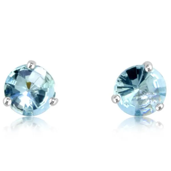 14k White Gold Aquamarine Earrings Orin Jewelers Northville, MI