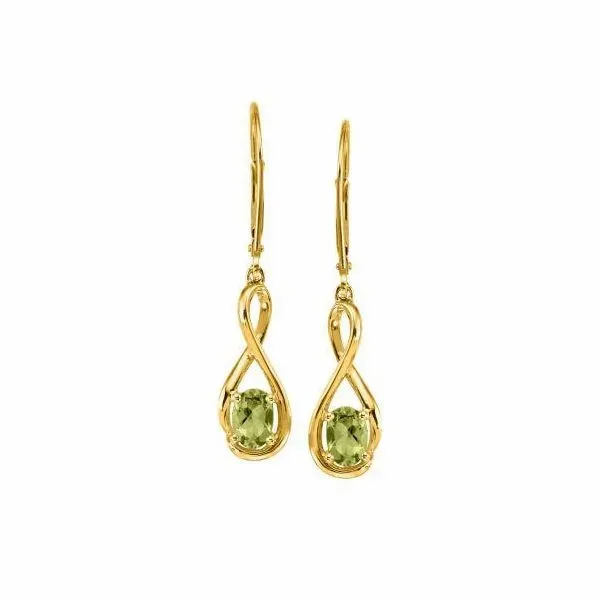 14k Yellow Gold Peridot Earrings Orin Jewelers Northville, MI