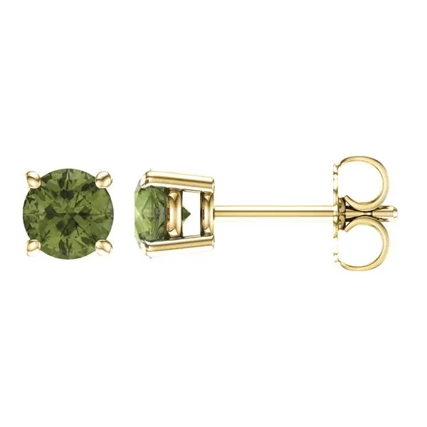 14k Yellow Gold Peridot Earrings Orin Jewelers Northville, MI