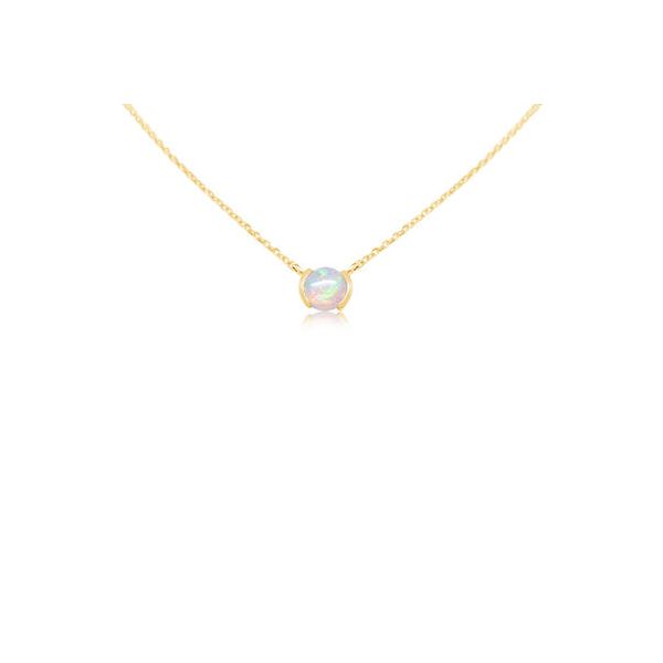 14k Yellow Gold Opal Pendant Orin Jewelers Northville, MI