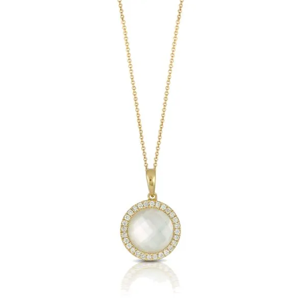 Mother-of-Pearl and Diamond Pendant Orin Jewelers Northville, MI
