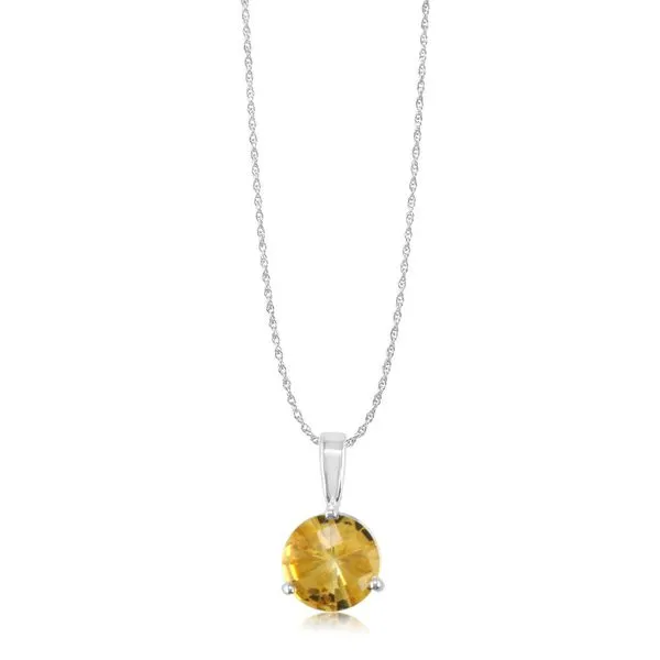 14k Yellow Gold Citrine Pendant Orin Jewelers Northville, MI