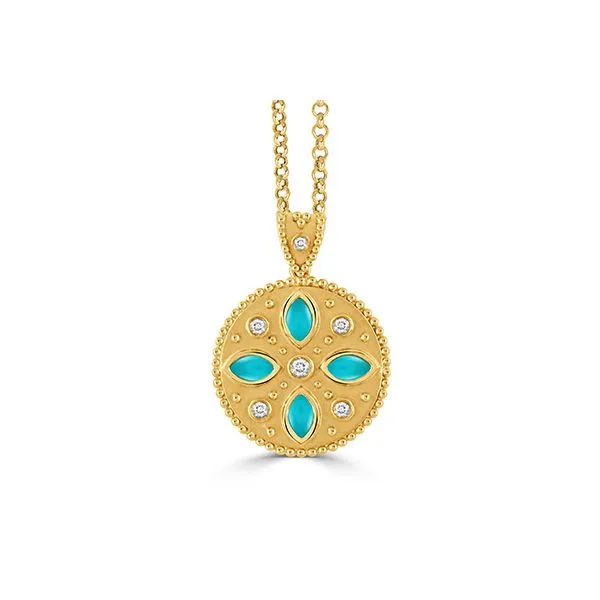 Colored Stone Pendant Orin Jewelers Northville, MI
