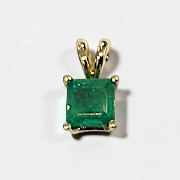 14K Emerald Drop Orin Jewelers Northville, MI