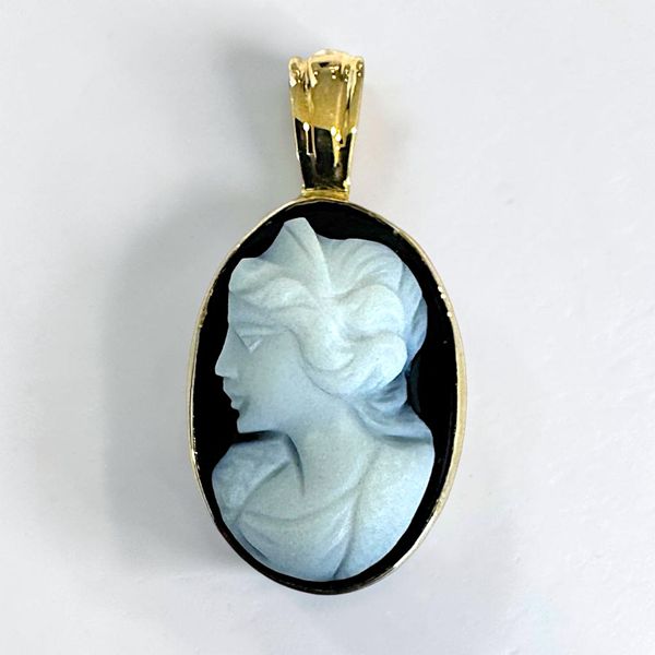 14K Carved Onyx Cameo Orin Jewelers Northville, MI