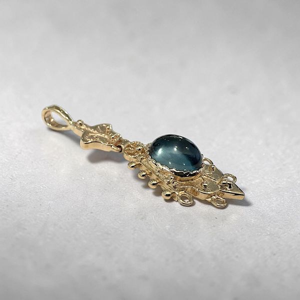 14K London Blue Topaz Pendant Image 2 Orin Jewelers Northville, MI