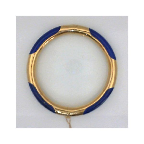 Estate - 14K Lapis Bangle Bracelet Orin Jewelers Northville, MI