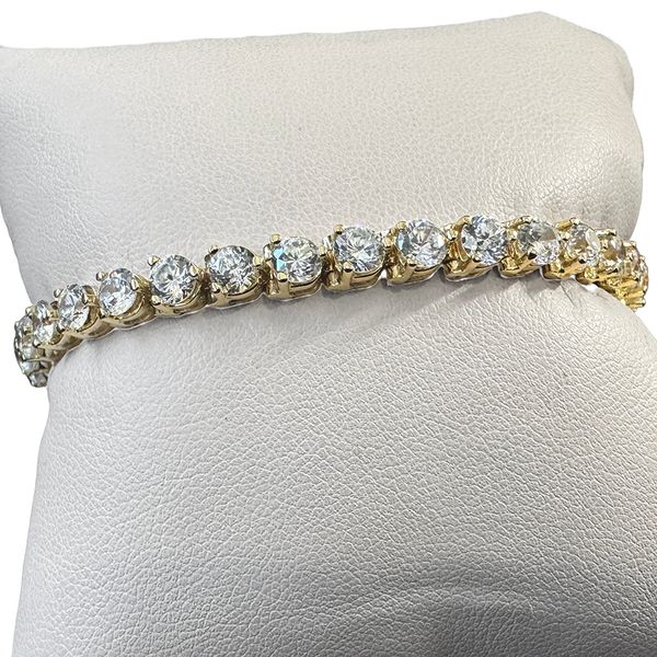Estate Collection - 14K Yellow Gold Cubic Zirconia 