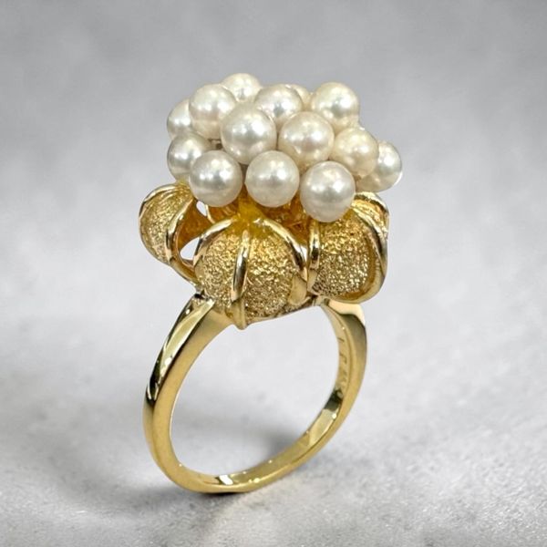 14K Pearl Cocktail Ring Orin Jewelers Northville, MI