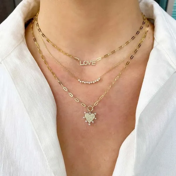 Diamond and Pearl Smile Necklace Image 2 Orin Jewelers Northville, MI